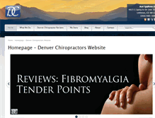 Tablet Screenshot of denverchiropractor.com